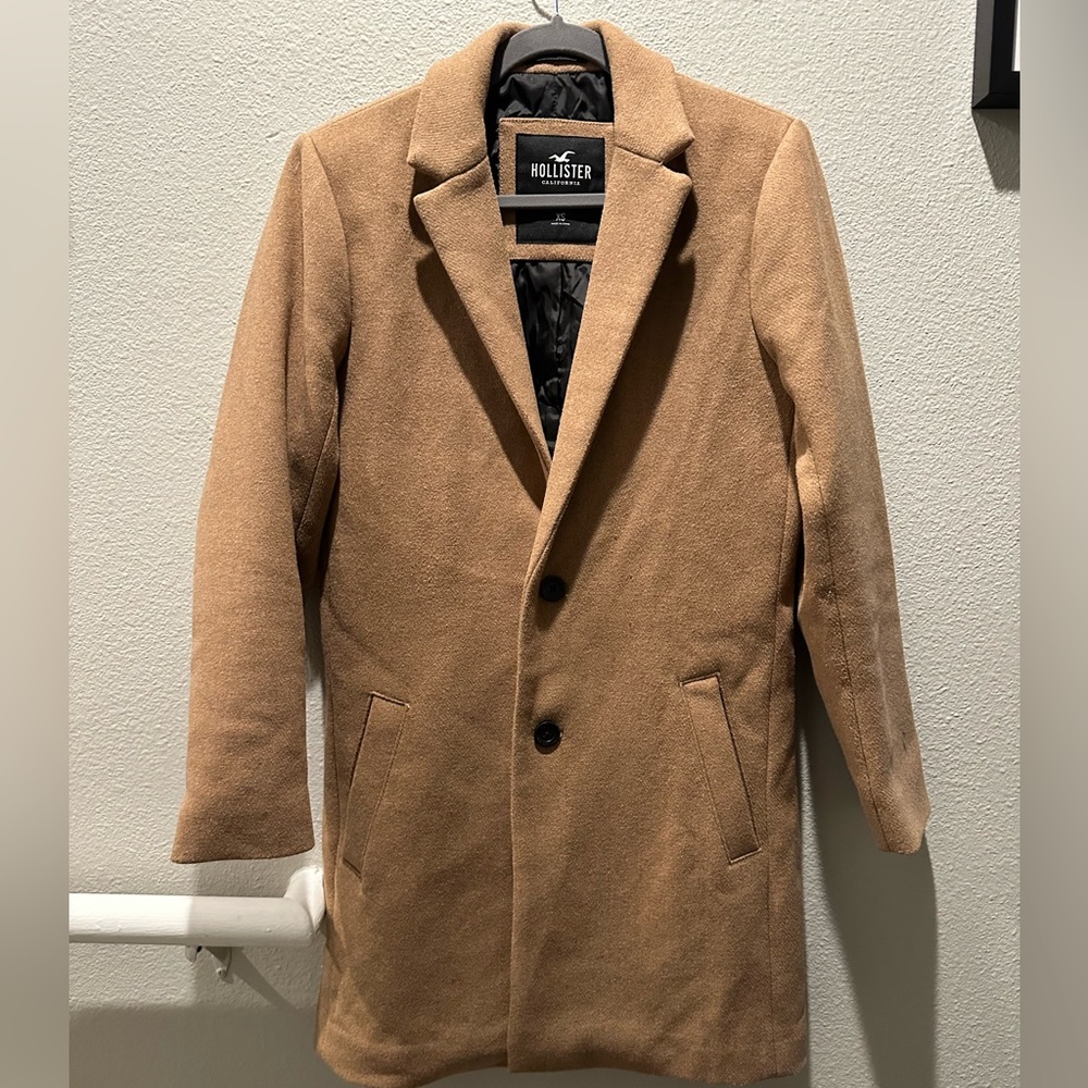Hollister Tan Trench Coat